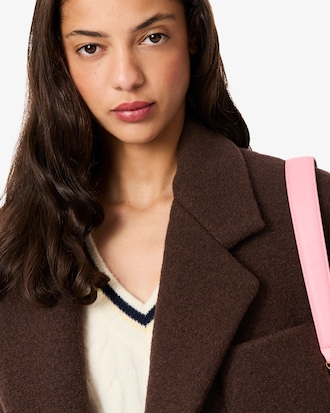 Cappotto doppiopetto in lana vergine