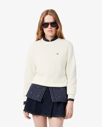 Maglione girocollo in cotone relaxed fit