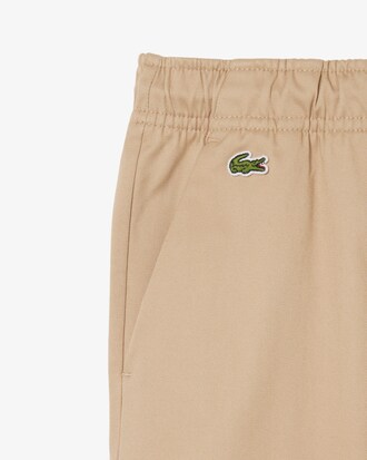 Pantaloni in gabardine di cotone elasticizzato