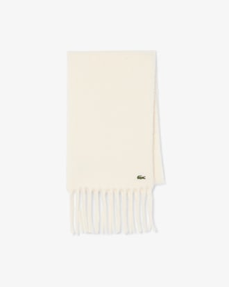 Sciarpa in lana di alpaca con frange