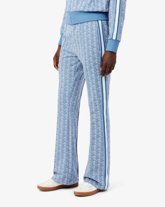 Pantaloni della tuta svasati con monogramma