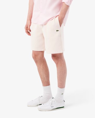 Shorts in tessuto felpato