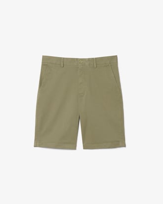 Shorts chino in twill elasticizzato