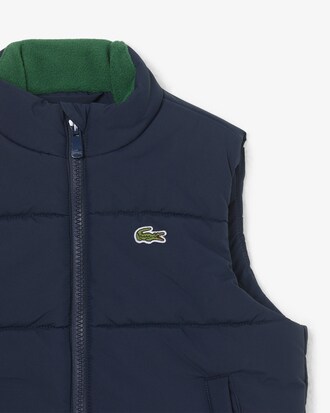 Piumino unisex senza maniche in taffet&agrave;