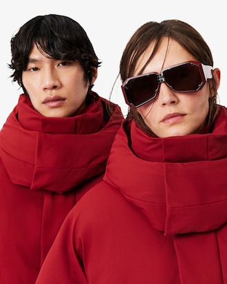 Giacca imbottita con cappuccio e collo alto Runway