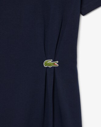 Abito t-shirt drappeggiato