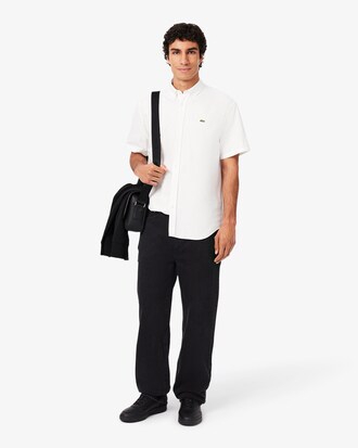 Camicia Oxford regular fit a maniche corte