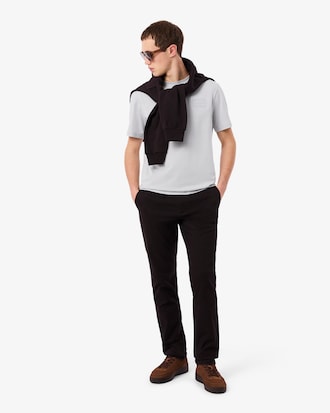 T-shirt in jersey con marchio goffrato