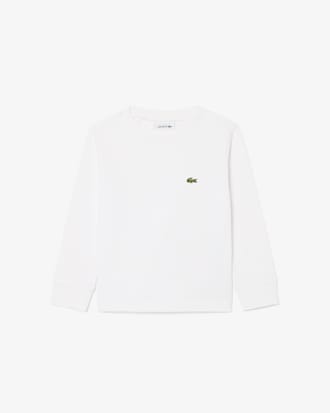 T-shirt a maniche lunghe in cotone