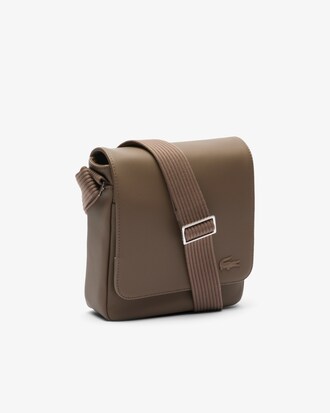 Borsa a tracolla da uomo classica con chiusura a patta