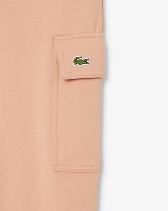 Pantaloni della tuta cargo in tessuto felpato