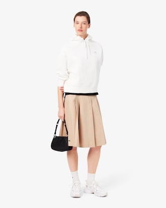 Felpa oversize con cappuccio regolabile