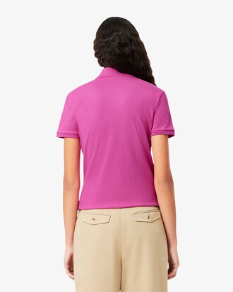 Polo da donna in piqué di cotone stretch Lacoste slim fit