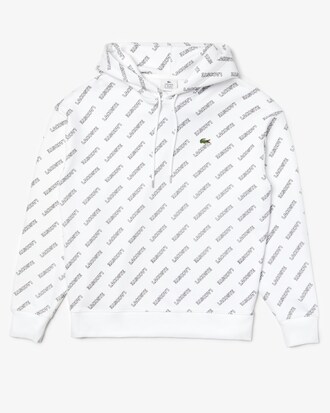 Felpa da uomo con cappuccio e stampa Lacoste LIVE