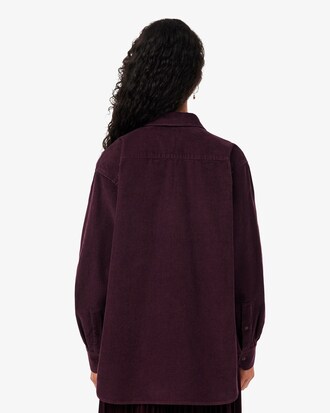 Overshirt XL in velluto a coste