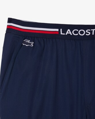 Pantaloni del pigiama da uomo Straight Fit in popeline di cotone Lacoste