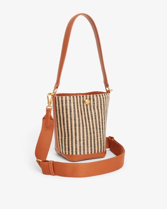 Borsa a secchiello piccola in rafia Summer Pack