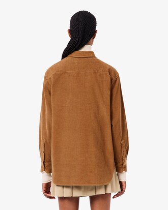 Overshirt XL in velluto a coste