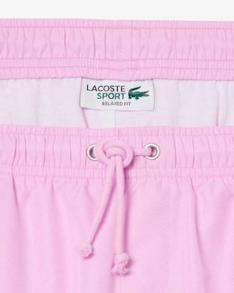 Shorts da tennis in taffet&agrave; a rombi leggero