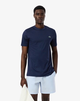 T-shirt tennis Ultra Dry elasticizzata in jacquard
