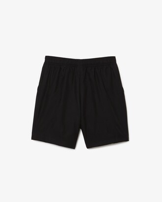 Shorts sportivi in taffetà a rombi
