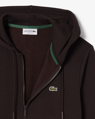 Felpa con cappuccio in pile con zip