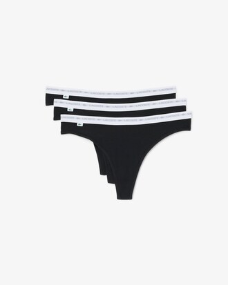 Confezione di 3 tanga in cotone stretch