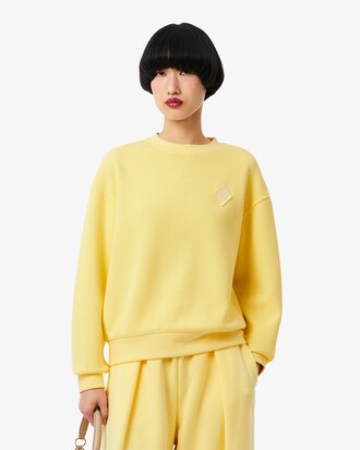 Maglione oversize in interlock