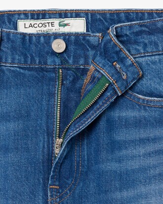 Jeans a 5 tasche dal taglio dritto
