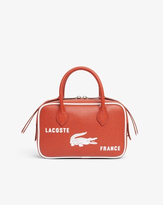Borsa piccola da palestra in pelle stampata Runway