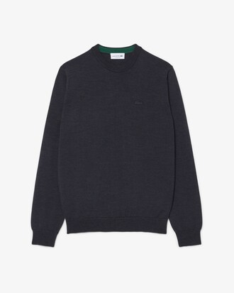 Maglione girocollo in lana merino