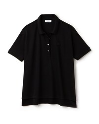 Soft Polo relax fit Lacoste in piqu&eacute; fluido di cotone stretch tinta unita