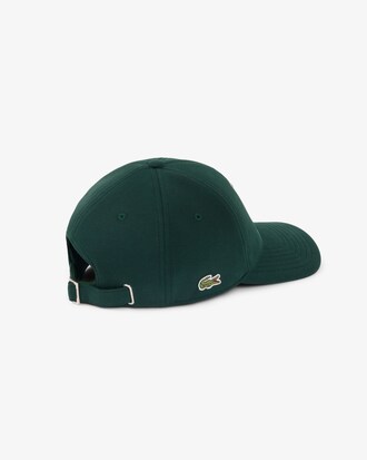Cappellino in piqu&eacute; ricamato