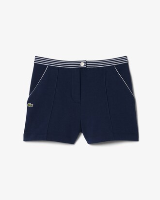 Shorts in piqu&eacute; di produzione francese