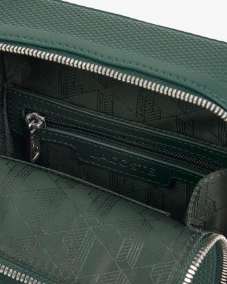 Borsa a spalla in pelle effetto piqu&eacute; Chantaco