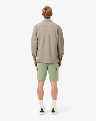 Shorts cargo in cotone felpato