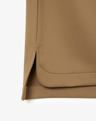 Polo in raso oversize con vivace stemma Runway