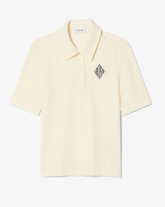 Polo slim fit ricamata