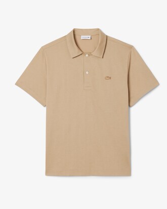 Polo Paris classic fit ricamata con collo aperto