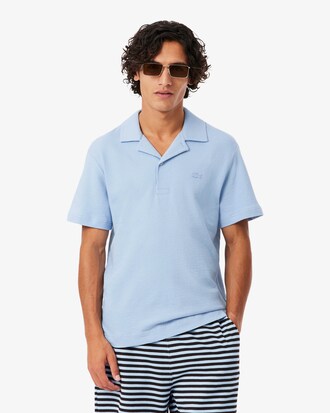 Polo testurizzata classic fit