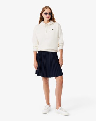 Felpa oversize in pile con cappuccio