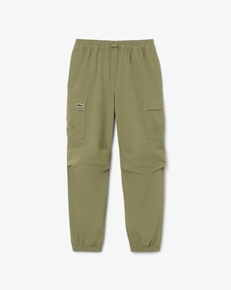 Pantaloni cargo in taffetà