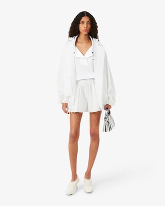 Camicia popover oversize con collo con logo Runway