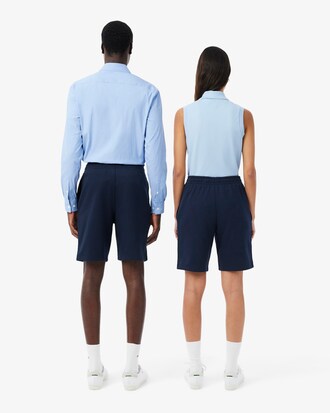 Shorts in tessuto felpato regular fit