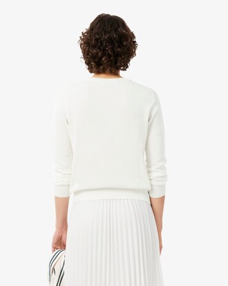 Maglione girocollo in maglia 3D