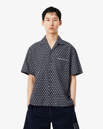 Camicia relaxed fit con stampa