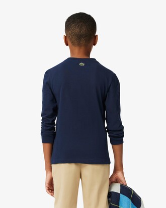 T-shirt con stemma stampato in cotone pesante