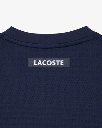 T-shirt tennis Ultra Dry elasticizzata in jacquard