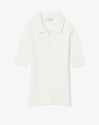 Polo in maglia 3D a costine