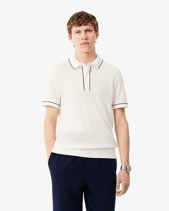 Polo regular fit in piqu&eacute; elasticizzato Paris